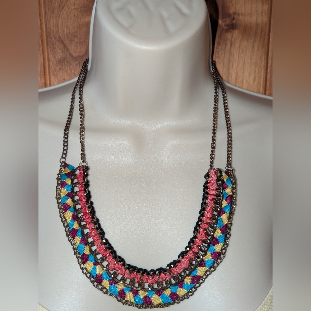 Colorful‎ Boho Woven Necklace